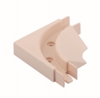 REHAU corner guide rail for screw beige (birch)