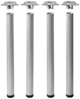 HETTICH 70146 Efui table legs 710/60 mm grooved aluminum