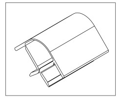 FLEXI BASE CORNER 90°-135° ALUMINUM 100mm
