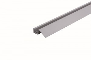 REHAU guide rail for screw dark grey (aluminium)