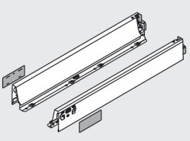 BLUM 378N5002SA slide Antaro 500 gray L+R