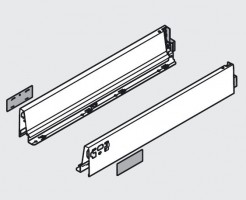 BLUM 378M6502SA slide Antaro 650 gray L+R