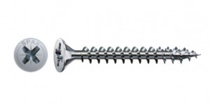 SPAX screw 4.5x60 countersunk head PZ,W,4C MH