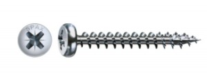 SPAX screw 3.5x20 semi-round head PZ,W,4C,