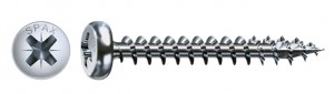 SPAX screw 3.5x16 semi-round head PZ,W,4C,
