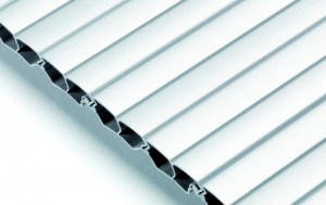 REHAU roller shutter profile E4 aluminum (plastic)