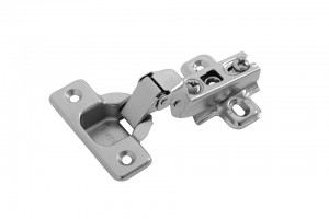 StrongHinges S1 hinge inset with plate, slide-on