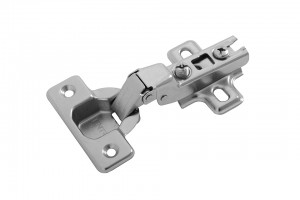 StrongHinges S1 hinge half overlay with plate, slide-on