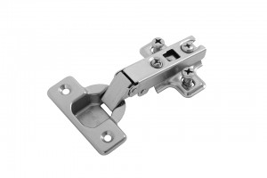 StrongHinges S1 hinge full overlay with H0 plate with euroscrews, slide-on