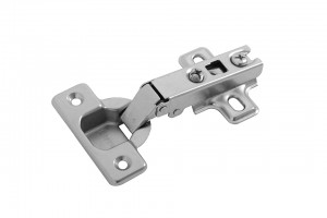StrongHinges S1 hinge full overlay with plate, slide-on