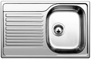 BLANCO 513441 Sink Tipo 45 S Compact stainl.steel natural gloss no eccentric