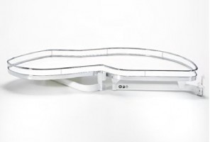 KES 235010 LeMans II ARENA classic 400mm right - white base/railing chrome