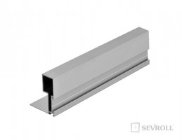 SEVROLL Optima 18 handle profile 2,4m silver