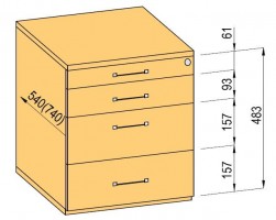 K-BBP Container 740mm type 1/version 3