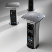 Versapull 2+0 retractable aluminum tower