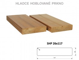 TERASY ThermoWood HRANOL SHP 26/117/3000