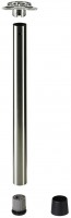 Ayo Table leg 1200/60 mm, HETTICH 46049, stainless steel imitation