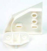 A hinge for a built-in dishwasher
