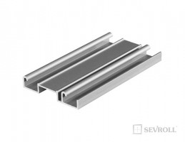 SEVROLL Gemini II bottom guide 6m silver