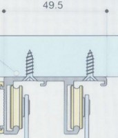 SISCO 200GF top profile aluminum 3000mm