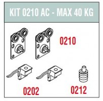 SISCO 0210 set of fittings for interior doors 40kg