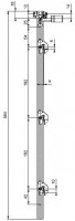 LEHMANN Rod SVS3 Type 4 (1 + 3 height 579 mm)