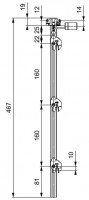 LEHMANN Rod SVS3 Type 1 (1 + 3 height 483 mm)