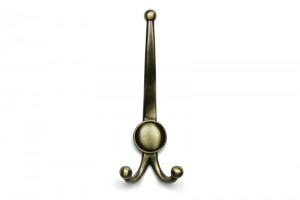 TULIP Hook Murero XL antique brass + screws