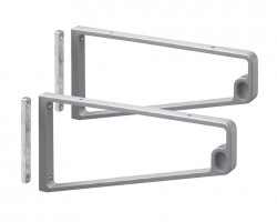 Shelf support CSU14 satin chrome