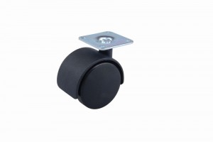 StrongCastors Castor 50 mm plate black