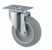 TENTE Castor rotating 3470 with softened tread, diameter 100 mm