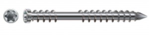 SPAX screw 5x50 terrace cylindrical head TXS, stainless steel A2, C, silver