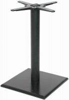 Table leg central BM 030, height 1100 mm, grey RAL 9006