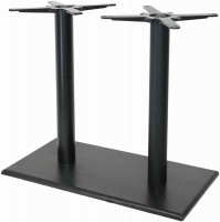 Table leg central BM 010, height 1100 mm, grey RAL 9006