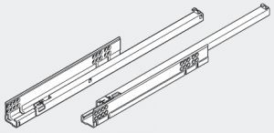 BLUM 560H4800B Tandem full-extension slide 480mm with soft-closing