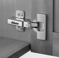 BLUM 71T9550 overlay for thicker door 95°