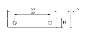 STRONG Screw-in glider brown