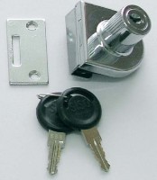 SISO 918 glass lock nickel