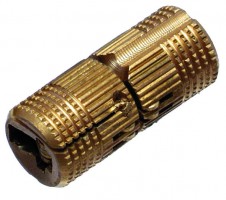 Table hinge PERMO CI01 diameter 12x27mm, brass