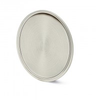 HETTICH 9086701 TOUCH-IN handle, round filling, stainless steel imitation