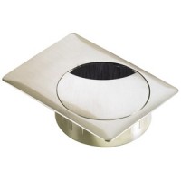 HETTICH 9078801 cable grommet 70x93x60 mm imitation stainless steel