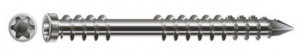SPAX screw 5x60 terrace cylindrical head TXS, stainless steel A2, C, silver