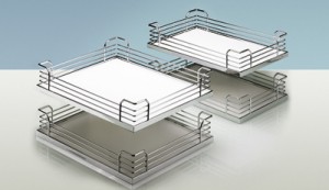 HETTICH 13890 Moving Corner shelf Arena Classic set