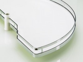 HETTICH 9080036 revolving shelf 1/2 round Arena Style 850 mm