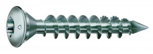 SPAX screw Post 8x50/44 raised countersunk head TXS, A1, C