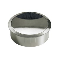 HETTICH 45861 cable grommet 60 mm stainless steel imitation