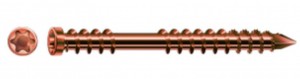 SPAX screw 5x50 terrace cylindrical head terrace TXS,stainl.steel A2,C,antique