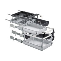 HETTICH 46748 container set 244/530 mm aluminum