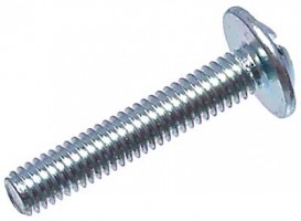 Screw for handle M4x30 semi-round head with collar