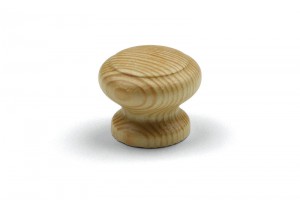 TULIP Knob Jura varnished pine + screw